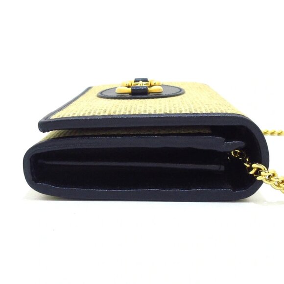 GUCCI Horsebit Beige Dark Navy Canvas Leather - 764-081625 - Picture 4 of 13